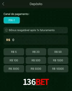 deposits 136BET